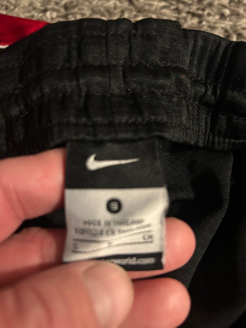 Nike Black Kids' Athletic Shorts with White Swoosh